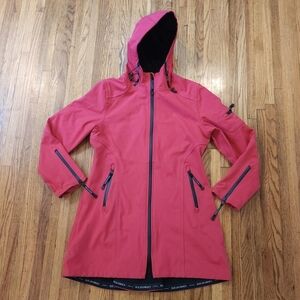 Ilse Jacobsen Raincoat Womens 42 US 12 Pink Hornbaek Fleece Lined